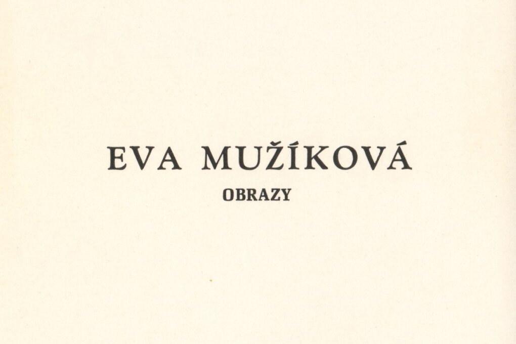Eva Mužíková – obrazy